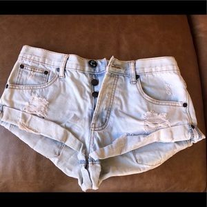 One Teaspoon Bandits white wash! Size 25